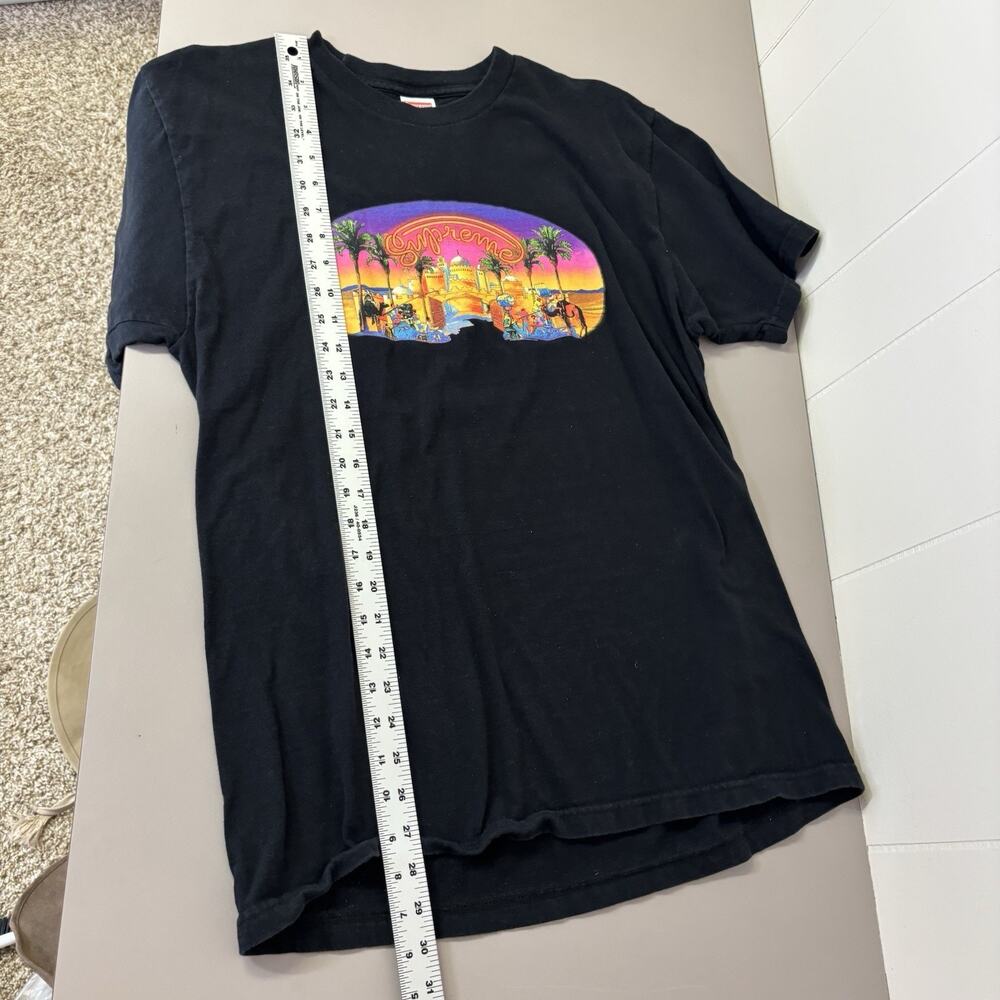 Supreme T Shirt Mens Size Large L Black Taj Mahal Mirage Desert Hype Streetwear - Picture 7 of 7
